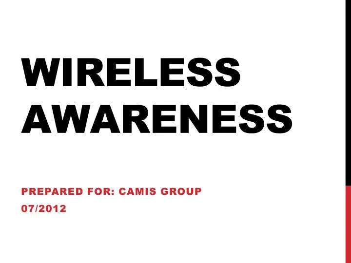 wireless awareness