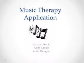 Music Therapy Application