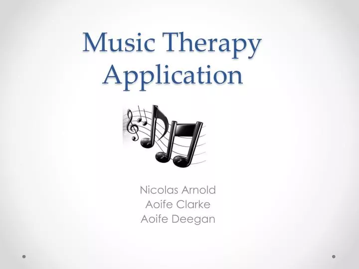 music therapy application