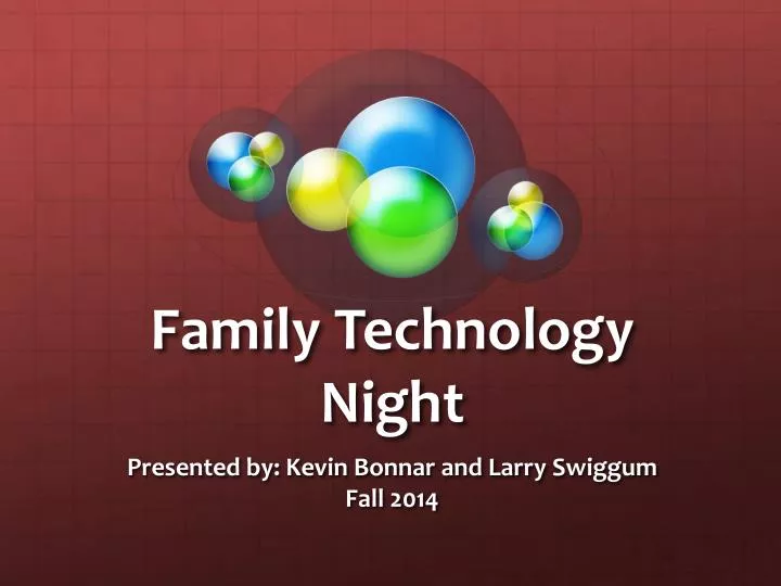 family technology night