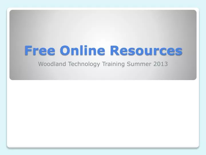 free online resources