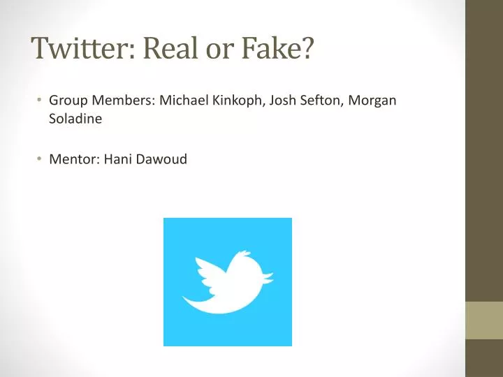 twitter real or fake