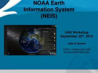 NOAA Earth Information System (NEIS)