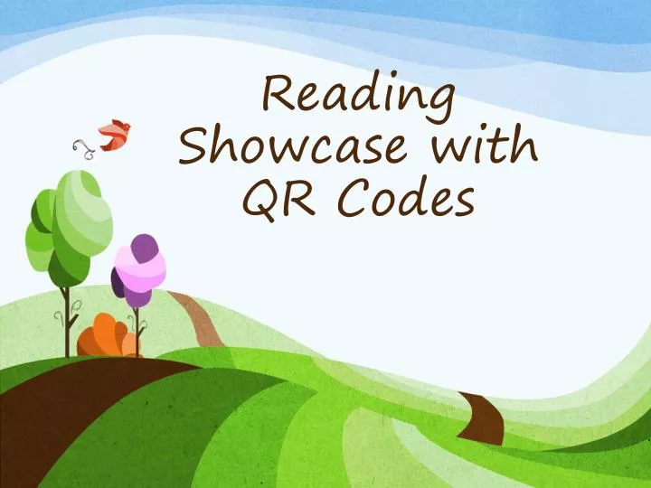 reading showcase with qr codes