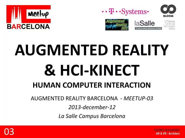 augmented reality hci kinect human computer interaction