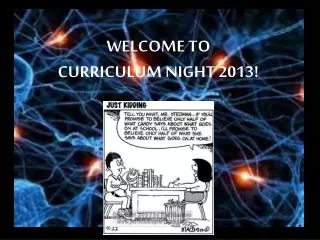 Welcome to Curriculum Night 2013!