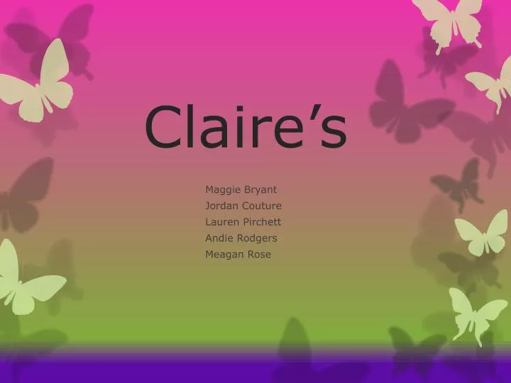 claire s