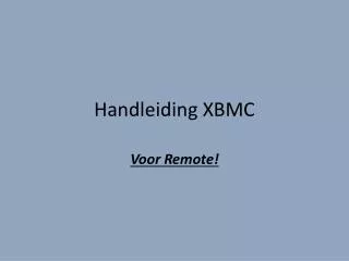 handleiding xbmc