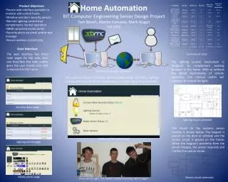 Home Automation RIT Computer Engineering Senior Design Project
