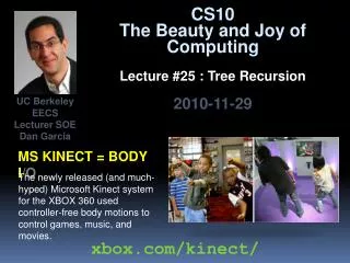 Ms kinect = body I /O