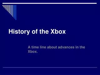 History of the Xbox