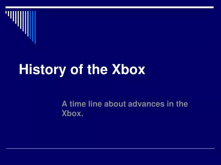 history of the xbox