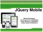 JQuery Mobile - slide 1