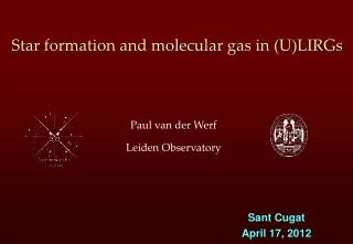 Star formation and molecular gas in (U)LIRGs
