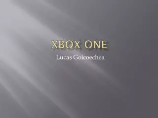 Xbox One