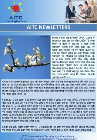 aitc newletters