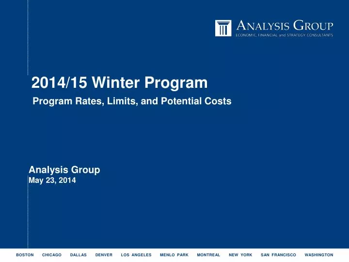 2014 15 winter program