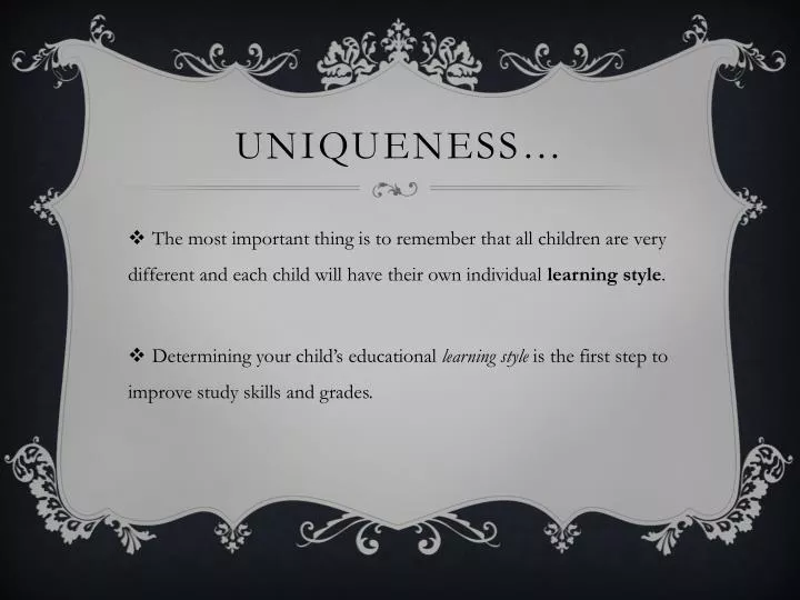 uniqueness