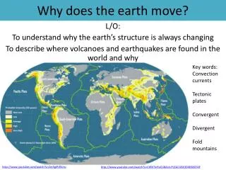 Why does the earth move?