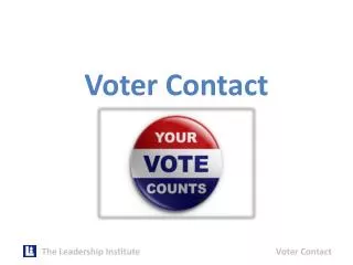 Voter Contact