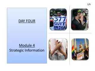 DAY FOUR Module 4 Strategic Information