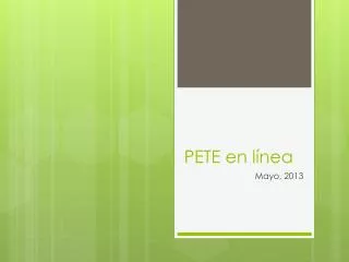 pete en l nea