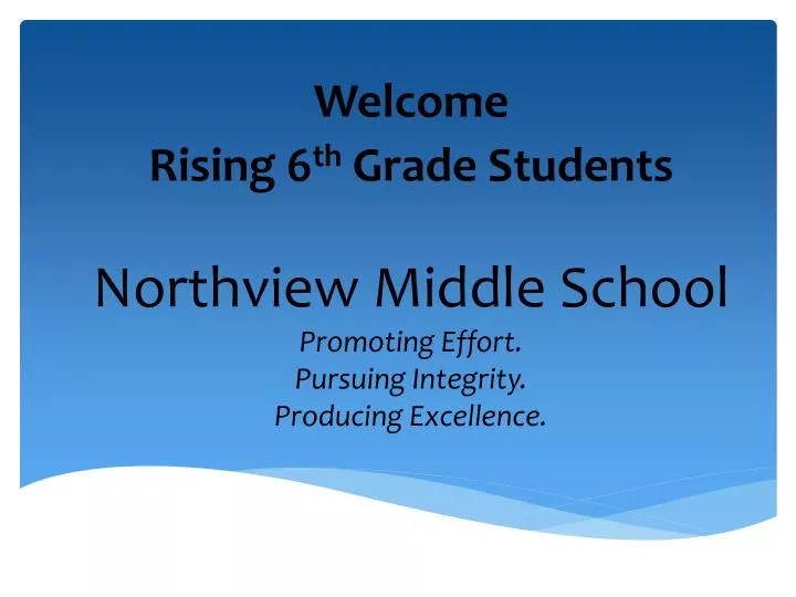 northview middle school promoting effort pursuing integrity producing excellence
