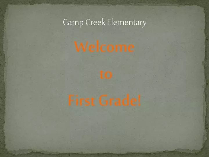 camp creek elementary