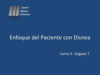 enfoque del paciente con disnea