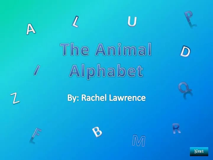 the animal alphabet