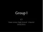 Group I - slide 1
