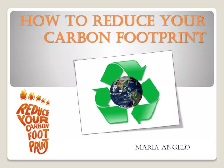 how to reduce your carbon footprint