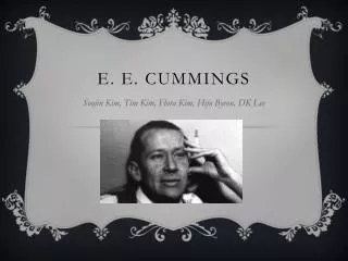 E. E. Cummings