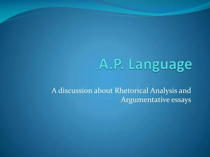 a p language