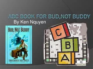 ABC BOOK for BUD,NOT BUDDY