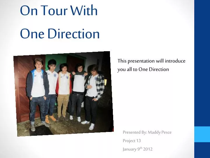 on tour with one direction
