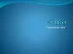 Chaucer - slide 1