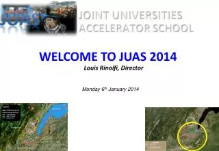 WELCOME TO JUAS 2014