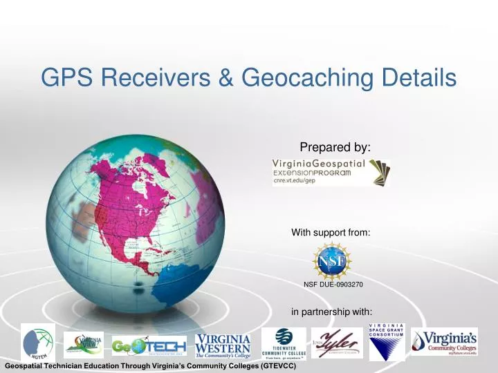 gps receivers geocaching details