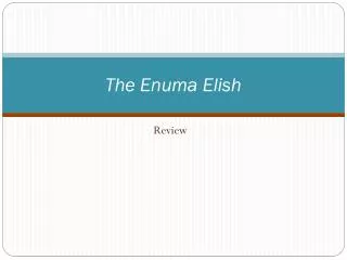 The Enuma Elish