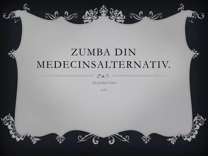 zumba din medecinsalternativ