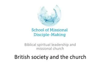 British society and the church