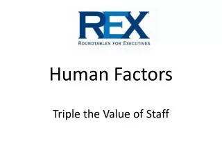 Human Factors