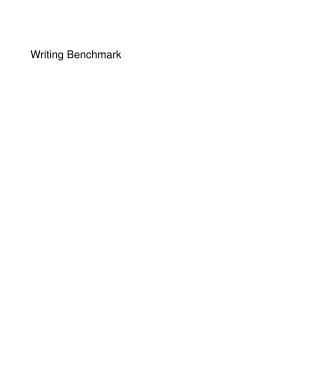 Writing Benchmark