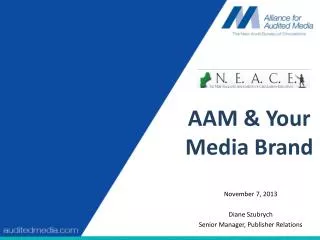 AAM &amp; Your Media Brand