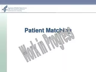 patient matching