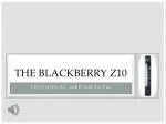 The Blackberry Z10