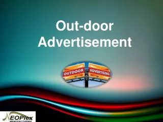 Outdoor advertisment tools