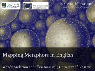 Mapping Metaphors in English