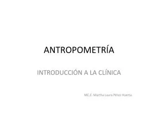 antropometr a